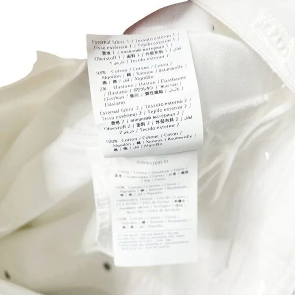 VALENTINO Button Front Denim Ricamato Skirt - Picture 12 of 14